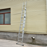 梯子鋁合金伸縮梯尺寸6m二聯三節升降梯多功能人字梯延展直梯12m