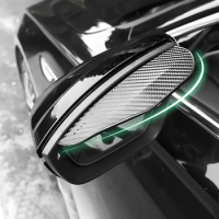 Carbon Fiber Car Rear View Mirror Rain Cover for Honda Civic Accord Pilot Fit Crv S2000 2015 2016 2017 2018 2019 2020 2021