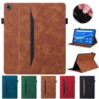 For Lenovo Tab M10 Plus Gen 3 10.6 inch Case PU Leather Business Folio Tablet for Funda Lenovo Tab M10 Plus 3rd Gen Cover Case
