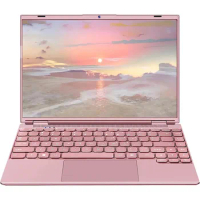 AOCWEI 14 Inch Laptop Celeron N5095 8GB RAM 256GB SSD 1920 * 1200 FHD Win11 Laptop Computers WiFi BT 4.2 Mini HDMI Notebook Pink