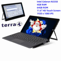 11.6'' 4GB DDR+64GB ROM Intel Celeron N3350 Windows 10 PAD1162 Tablet 1920x1080IPS HDMI-Compatible Type C 2 x USB 3.0 Tablets PC