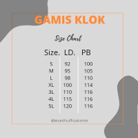 Gamis Klok / Size L3/L4/L5 Jumbo / Batik Cap Tahan Lama, tidak mudah luntur/ Kualitas Terjamin / Kin