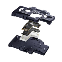 QIANLI ISocket Motherboard Test Fixture MainBoard Layered Testing Frame for IPhone X-13Pro Max Logic Board IC Function Tester