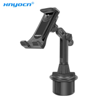Universal 360 Car Cup Holder Tablet Auto Mobile Mount Cradle for Apple iPad Pro 12.9 Air 2019 Mini 4 5 Samsung Tab S7 Plus 12.4