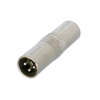 【Neutrik】NA3MM 音源設備轉接頭(XLR 卡農頭轉接頭)