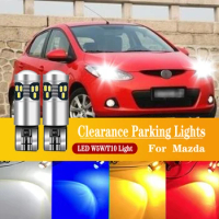 2PCS LED Parking Light T10 W5W Clearance Lamp CANbus For Mazda 2 CX-3 CX-5 CX-7 CX-9 MX-5 RX-8 T10 W5W LED