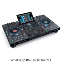 New Denon Prime 4 4-Deck Standalone DJ Controller System W 10" Touchscreen