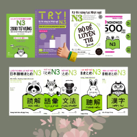 Sách - Bộ Sách Combo Luyện Thi Tiếng Nhật N3 NXB trẻ Soumatome + 2000 Từ Vựng + 500 Câu Ôn Tập + Bộ