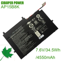 CP Original Laptop Battery AP15B8K 7.6V34.5Wh/4550m For Aspire Switch 11V SW5-173,12S SW7-272P Series NT.G74AA.002,KT.0020G.005