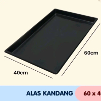 Tatakan Plastik Alas Nampan Kotoran Kandang Hewan Size 60x40cm Bahan Plastik Tebal Tidak Mudah Pecah