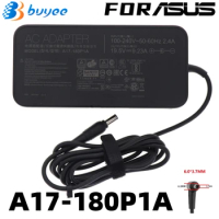 A17-180P1A (6.0x3.7mm) 180W 19.5V 9.23A AC Adapter Charger For Asus ROG Zephyrus Strix Series Tuf Gaming Laptop ADP-180MB F