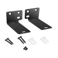 2pcs/1kit TV Wall Mount Bracket + Screw Set Solid Steel for Bose WB-300 Sound Touch 300 Soundbar 500/700/900 Home Theater Holder