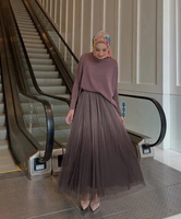 GONEGANI OFFICIAL - Rok Flare A-Line Wanita Model Pinggang Karet Disney Skirt Pocahontas
