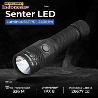 JETBeam Senter LED EDC Flashlight Luminus SST-70 2400 Lumens - KO-03