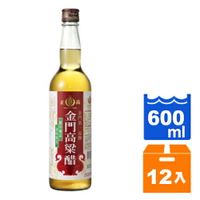 正高金門高粱醋600ml(12入)/箱【康鄰超市】