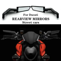 For Ducati Diavel/Carbon/XDiavel/S Scrambler HYPERMOTARD Universal Motorcycle Mirror Wind Wing side Rearview Reversing mirror
