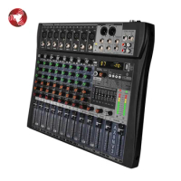 8-channel professional audio console mixer 99 DSP effects sound card PC