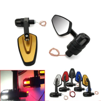Motorcycle handle mirror with Turn LED signal light For DUCATI 797 MONSTER /MONSTER 797/M797 HYPERMOTARD 821 / HYPERSTRADA