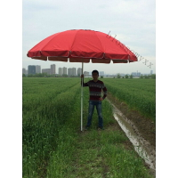 免運  戶外遮陽傘沙灘傘3.2米超大防風雙層布太陽傘擺攤大傘庭院防雨傘