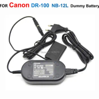 DR-100 DR100 DC Coupler NB-12L NB12L Dummy Battery+ACK-DC100 Camera Adapter Charger Supply For Canon PowerShot G1 X Mark II N100