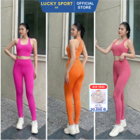 DT02 Bộ 4 dây. Bộ Tập Gym -Yoga-Aerobic Nữ- Đồ Thể Thao Nữ- Set Tập Chạy Bộ Quần Leging - Tập Thể Dụ
