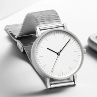 Addies Quartz Watch Swiss Ronda Movement Thin Watches Simple Man Business Steel Mesh Belt Casual Wristwatch Lady fashion Watch