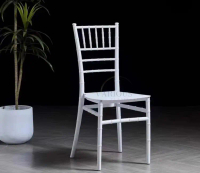 (Ready Stock) PP plastic Chiavari Chair Modern Chair/Bamboo PP chair/Office Chair/Dining Chair/ Keru