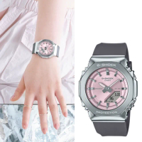 【CASIO 卡西歐】G-SHOCK八角魅惑紫色雙顯錶(GM-S2110-7A6)