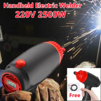 220V 2500W Mini Handheld Electric Welder Household All Copper Mini Portable Intelligent Electric Welder Electric Welding Tools