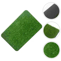 Artificial Turf Door Mat Home Decoration Green Fake Grass Front Green Grass Carpet Outdoor Rug Mats Plastic Foot Welcome Mats