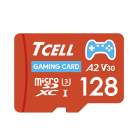 【TCELL 冠元】MicroSDXC UHS-I A2 U3 128GB(遊戲專用記憶卡)