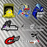 Stiker Costum Vinyl / Stiker Motor / Stiker Logo komunitas Cromo