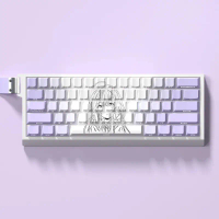Keycap, Elaina, โปรไฟล์เชอร์รี่, วัสดุ PBT, การออกแบบแกะสลักด้านข้างตัวอักษร, การส่งผ่านแสง, เหมาะสำ