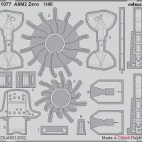Eduard EDU481077 1/48 Photo-Etched Parts for A6M2 Zero For Eduard Model