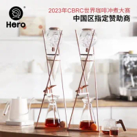 HERO Drip Coffee Maker Espresso Ice Dripper Pot Water Machine Glass Filter Tools Manual Cold Brew Coffee Dripper Kettle Teapot