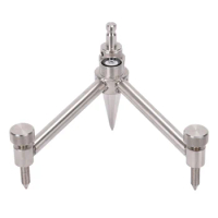 Stainless-Steel Mini Bipod for Mini Prism Pole With Lei ca Adapter, Mini Tripod &amp; Adapters, TPS-PL