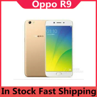 Original Oppo R9 4G LTE Mobile Phone MTK6755 Octa Core Android 5.1 5.5" 1920x1080 4GB RAM 64GB ROM 16.0MP Fingerprint Dual Sim