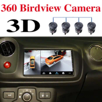 For HONDA Brio Amaze CarPlay 360 BirdView 3D Car Stereo Audio Touch Screen Multimedia Navigation GPS Navi Radio Player