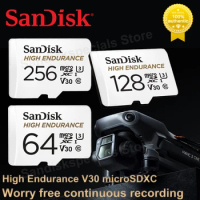 SanDisk High Endurance V30 microSDXC Card For DJI Mavic Memory card C10 4K UHD-I micro SD Cards for Dash Cam Home Monitor