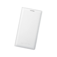 SAMSUNG GALAXY A3 原廠 皮革翻頁式皮套 (盒裝-台灣代理商)-白色