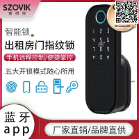 【全球優品滙】指紋鎖牛頭鎖木門老式鐵門鎖免布線塗鴉app刷卡智能鎖