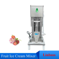 Stainless Steel Fruit And Nut Ice Cream Machine 220V/110V Swirl Ice Cream Blender Yogurt Strawberry Ice Cream Blender