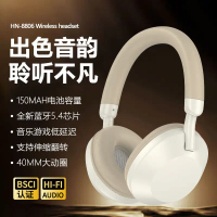 HN-8806 หูฟังบลูทูธใหม่ปี 2025 แบบไร้สาย แบตเตอรี่ 150mAh บลูทูธ 5.4 เสียง HI-FI รองรับการปรับแต่ง ข