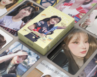 การ์ด Lomo เลเซอร์ ทีมเชียร์เกาหลี 50 ชิ้น Ahn JiHyun, Lee DaHye, โปสการ์ดโฮโลแกรม, Lee Ayoung, Lee 