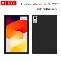AJIUYU Case For Xiaomi Redmi Pad SE 11" 2023 Soft Silicone TPU Protection Shockproof Shell For Redmi Pad SE Tablet Back Cover