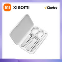 5 in 1 Xiaomi Mijia 420 Stainless Steel Nail Clippers Pedicure Care Trimmer Portable Nail File with Anti-splash Storage Shell
