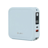 【LAPO】超進化八合一 10000mAh 無線快充行動電源 WT-08-天空藍,TC +Lightning