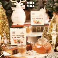 MILL MILL Pure Cacao Tea ชาคาเคาบริสุทธิ์ 100% จากเมล็ดคาเคาเต็มเมล็ด ไม่ผ่านความร้อนสูง ปริมาณ 100
