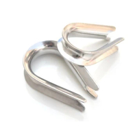 M2-M28 Thimbles Ring Clamp 316 Stainless Triangular Chicken Heart Ring Cable Steel Wire Rope Clamp Protective Sleeve Accessories