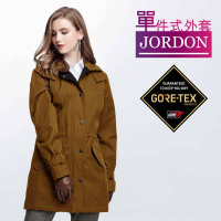 【JORDON 橋登】GORE-TEX 防水保暖軍裝機能大衣#棕黃色_2L-棕黃色,2L